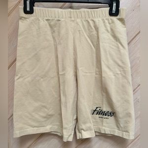 Sporty and rich fitness running biker shorts in Size Large